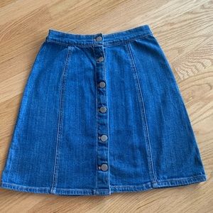 H&M denim mini skirt